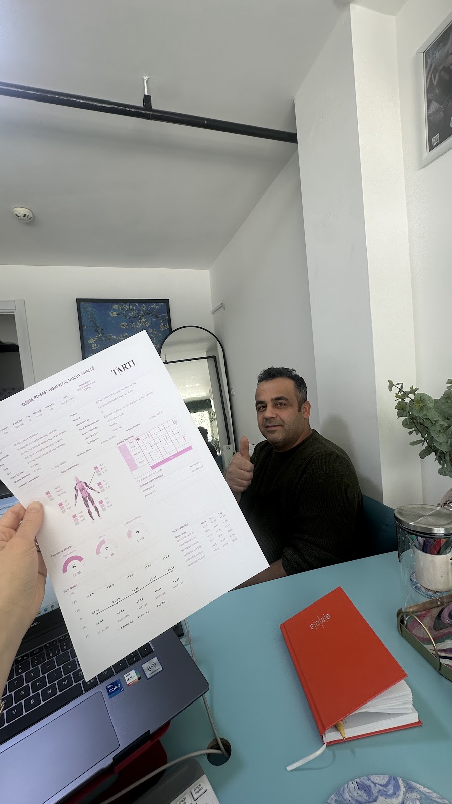 Beslenme planı üzerinde danışmanlık